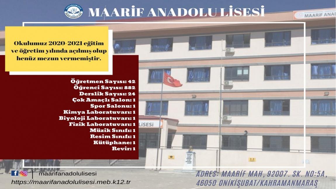 Maarif Anadolu Lisesi Fotoğrafı